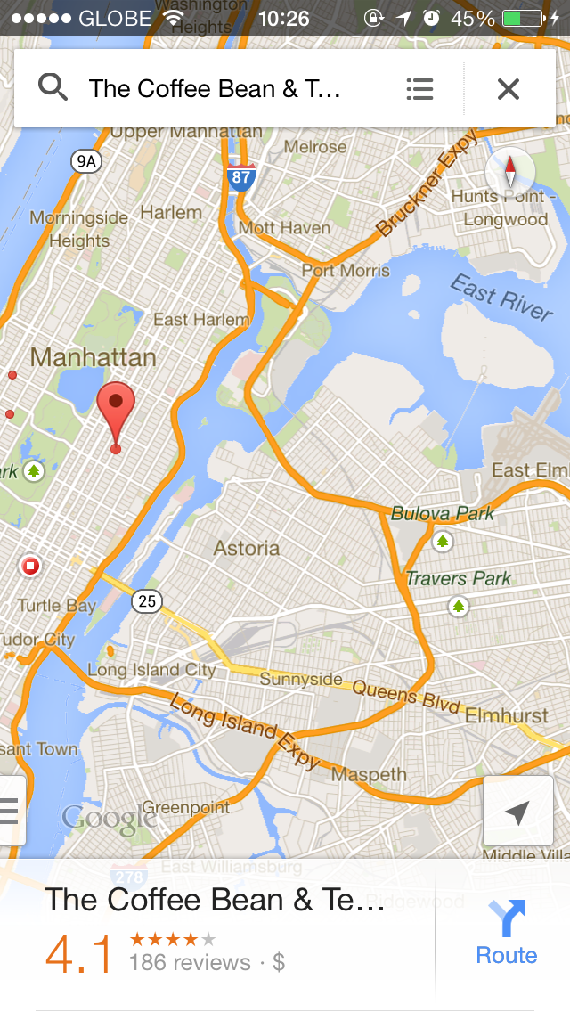 Google Maps (mobile app)