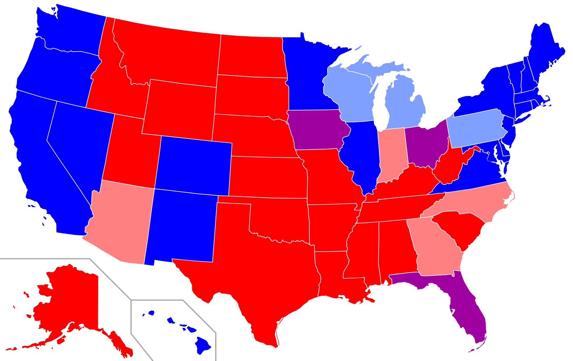 Red states and blue states - Wikipedia