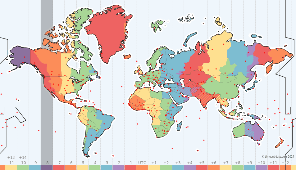 UTC-8 timezone highlighted in gray (timeanddate.com)